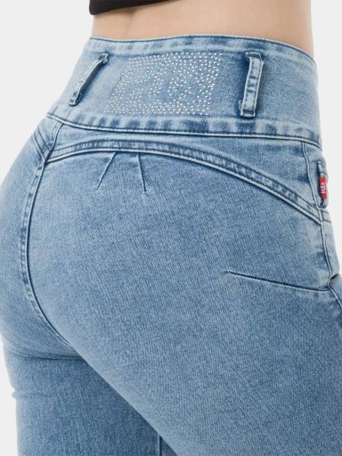JEANS FLARE MUJER PIONIER PAOLA - 5