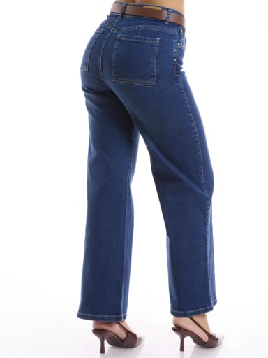 JEANS WIDE LEG MUJER METAL JEANS NORFIT - 3