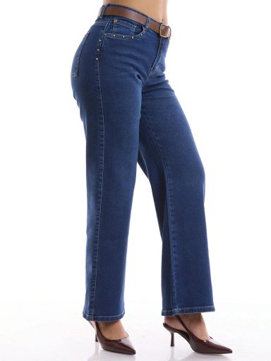 JEANS WIDE LEG MUJER METAL JEANS NORFIT - 4