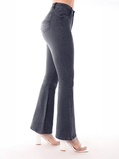JEANS FLARE MUJER KANSAS - 2