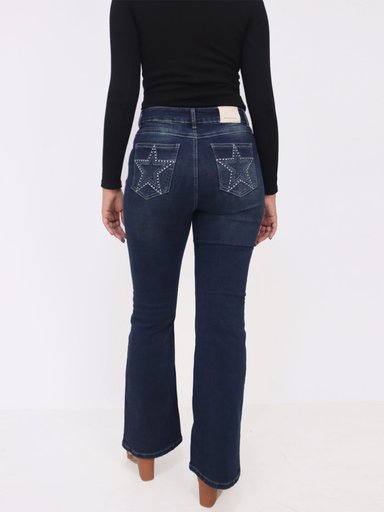 JEANS BOOT CUT MUJER KAYRA POBLET PERFECT FIT - 3