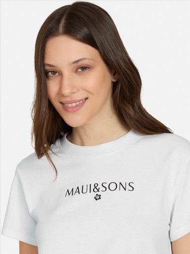 POLO MANGA CORTA MUJER MAUI AND SONS LISO - 4