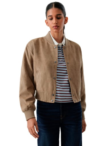 CASACA MUJER LEVI'S CROPPED VARSITY BOMBER - 5