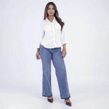 JEANS WIDELEG MUJER SODA BLUES RAYZA - 4