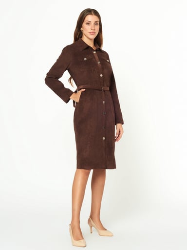 VESTIDO MUJER MENTHA Y CHOCOLATE LOURDES - 2