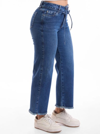 JEANS CROPPED STRAIGHT MUJER METAL JEANS PAULINA - 4