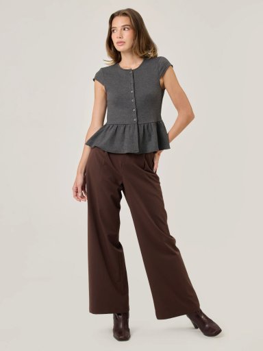 POLO MANGA CORTA MUJER INDEX PLUM - 5