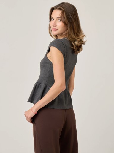 POLO MANGA CORTA MUJER INDEX PLUM - 2