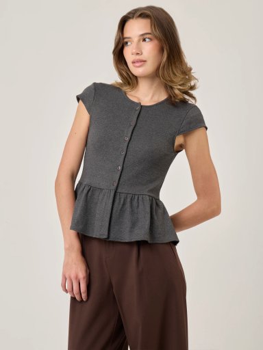 POLO MANGA CORTA MUJER INDEX PLUM - 3