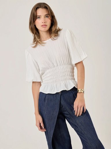 BLUSA MANGA CORTA MUJER INDEX GLOBO - 3
