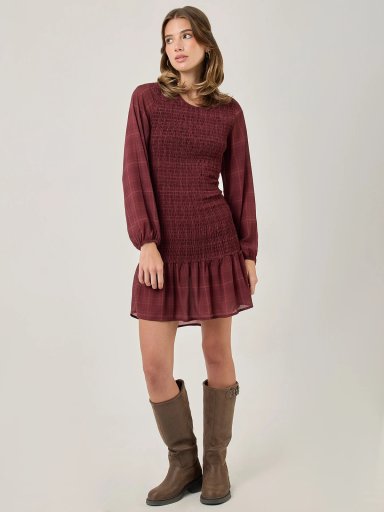 VESTIDO CORTO MUJER INDEX CUADRO - 5