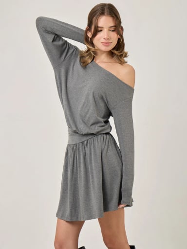 VESTIDO CORTO MUJER INDEX ASIMETRIC - 3
