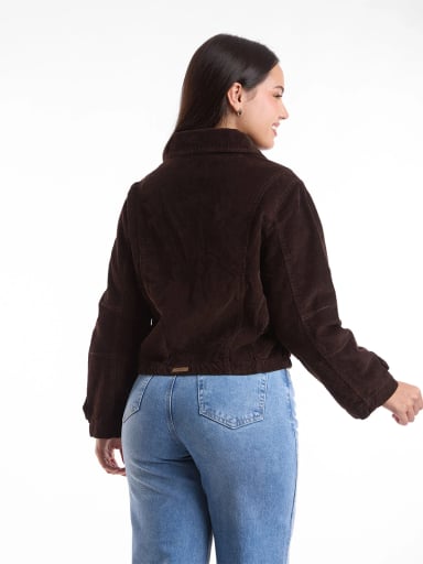 CASACA COTELÉ MUJER METAL JEANS CON FORRO CHABELY - 4