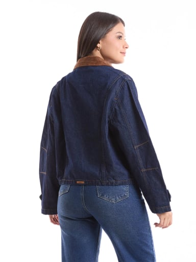 CASACA DENIM MUJER METAL JEANS MARIELA - 4