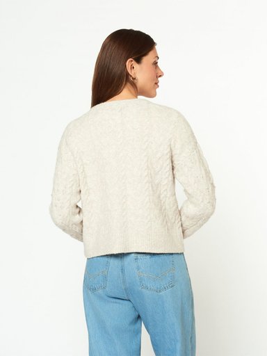CARDIGAN MUJER MENTHA Y CHOCOLATE MAR - 3