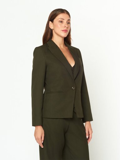 BLAZER MUJER MENTHA Y CHOCOLATE LUCIEL - 2