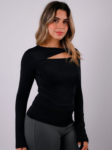 POLO MANGA LARGA MUJER BLACKOUT ARACELI M26 - 3