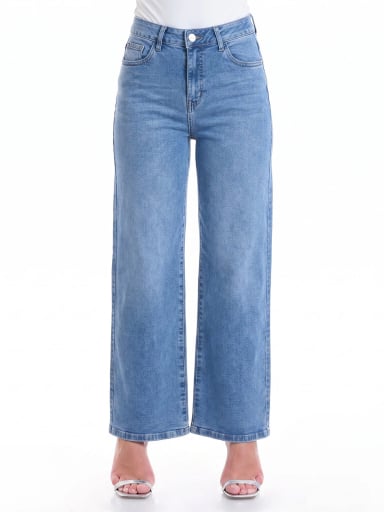JEAN STRAIGHT CROPPED MUJER METAL JEANS BELGICA - 2