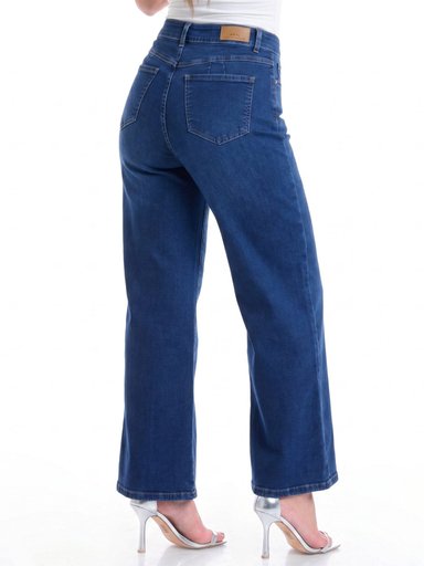 JEANS STRAIGHT CROPPED MUJER METAL JEANS BELGICA - 4