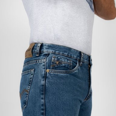 JEAN ALGODÓN REGULAR HOMBRE BRONCO LARGO BSC BARETTA - 4