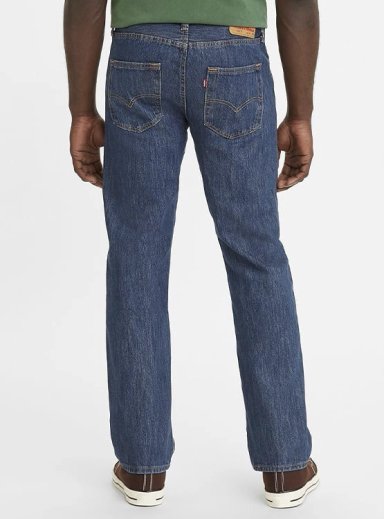JEAN ALGODÓN RECTO HOMBRE LEVI'S AZUL OSCURO 501 LEVI'S ORIGINAL - 2