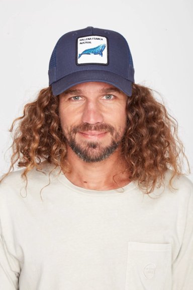 GORRO JOCKEY WILD LAMA RIPSTOP BALLENA CAUSA ORG AZUL