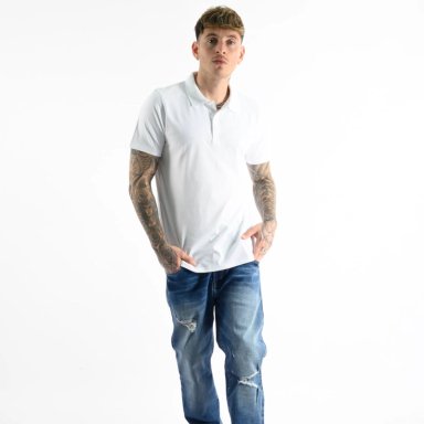POLO MANGA CORTA ALGODÓN HOMBRE WOALLANCE BASICO H23-24 - 4