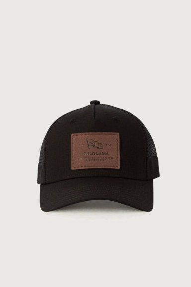 GORRO ALGODÓN ORGÁNICO WILD LAMA RIPSTOP NEGRO