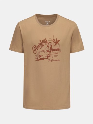 POLO MANGA CORTA ALGODÓN HOMBRE HURLEY ONE AND ONLY SURFER SCHOOL - 1
