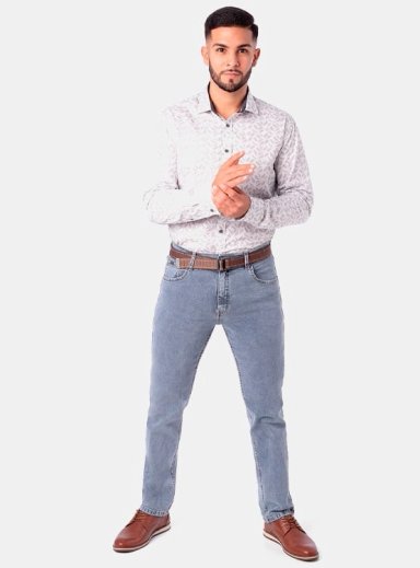 JEAN RECTO HOMBRE PIONIER RONALD CONFORT STRETCH CINTURA - 5
