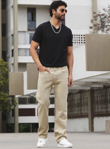 PANTALÓN REGULAR HOMBRE KANSAS MARRÓN K02462 - 4