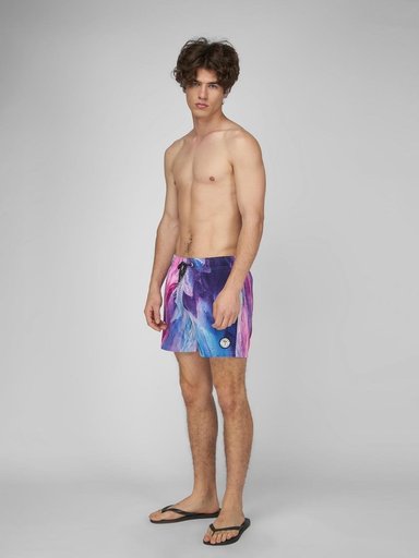 ROPA BAÑO A LA RODILLA HOMBRE DUNKELVOLK BLANCO WAVE BRUSH - 3