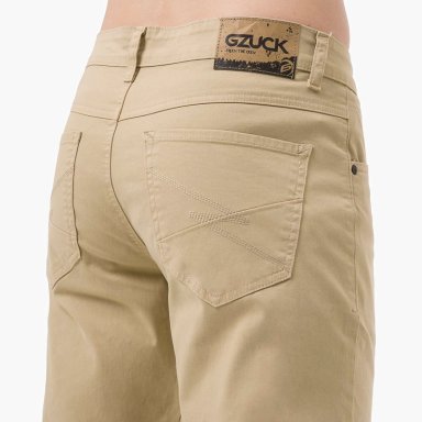 PANTALÓN SLIM FIT HOMBRE GZUCK MARKZU DRILL - 5