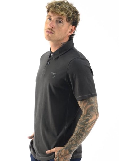 POLO MANGA CORTA ALGODÓN HOMBRE BLACKOUT DINAMO H24-25  - 3