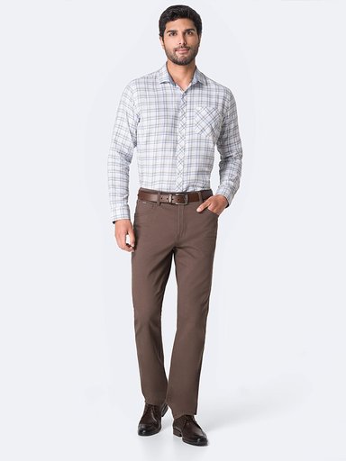 PANTALÓN RECTO HOMBRE PIONIER RELAXED CONFORT - 1