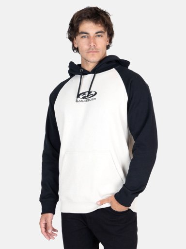 POLERA MANGA LARGA ALGODÓN HOMBRE MAUI AND SONS BEIGE 5O223 CANGURO