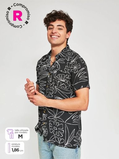 CAMISA MANGA CORTA HOMBRE HALF ECAL