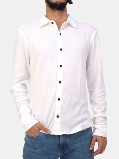 CAMISA MANGA LARGA HOMBRE KAYRA MAN  WAFL - 1