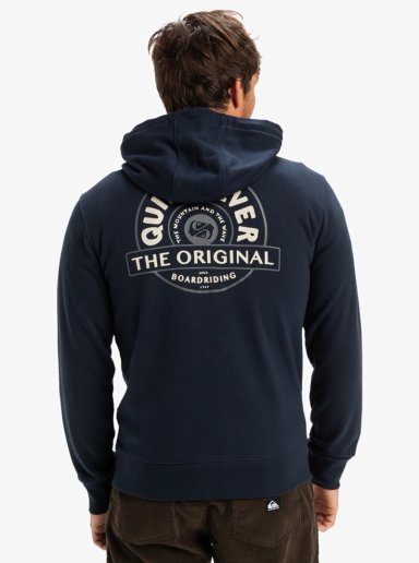 POLERA HOMBRE QUIKSILVER GRAPHIC MIX HOODIE - 5