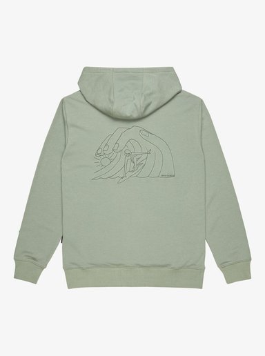 POLERA HOMBRE QUIKSILVER GRAPHIC MIX HOODIE - 2