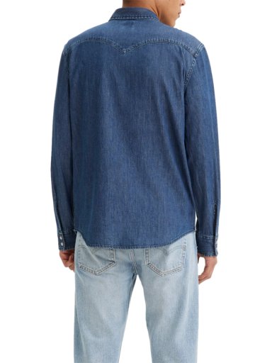 CAMISA MANGA LARGA ALGODÓN HOMBRE LEVI’S AZUL CLASSIC WESTERN STANDARD - 2
