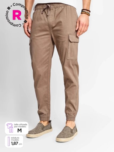 PANTALÓN HOMBRE ROBERT LEWIS JOGGER CARGO - 1