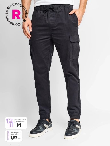 PANTALÓN HOMBRE ROBERT LEWIS JOGGER CARGO - 1