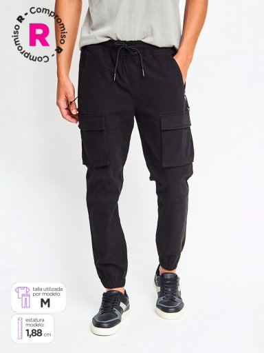 PANTALÓN JOGGER HOMBRE BARBADOS CARGO - 1