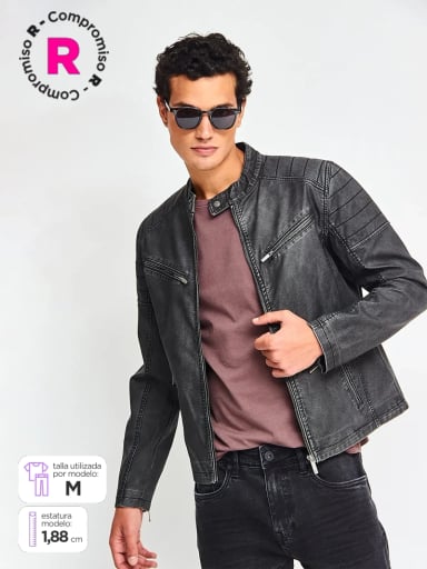 CASACA HOMBRE BARBADOS MOTO - 1