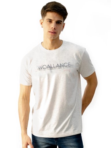 POLO MANGA CORTA HOMBRE WOALLANCE CLASICO MOSTAZA - 1