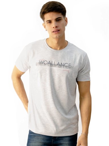 POLO MANGA CORTA HOMBRE WOALLANCE CLASICO MOSTAZA - 1