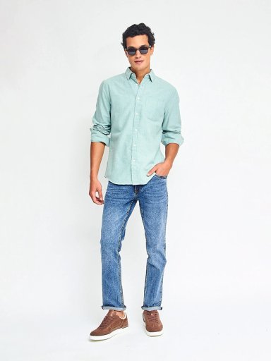 CAMISA MANGA LARGA HOMBRE AERO OXFORD - 4