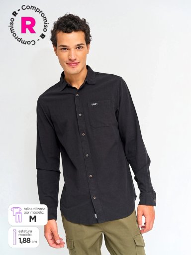 CAMISA MANGA LARGA HOMBRE HALF DANNIE - 1