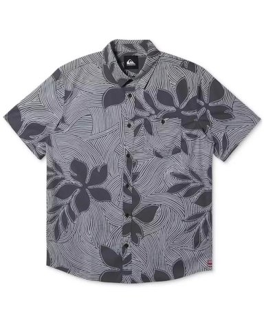 CAMISA MANGA CORTA ALGODÓN HOMBRE QUIKSILVER MULTICOLOR HI CARVED PADDLE WOVEN